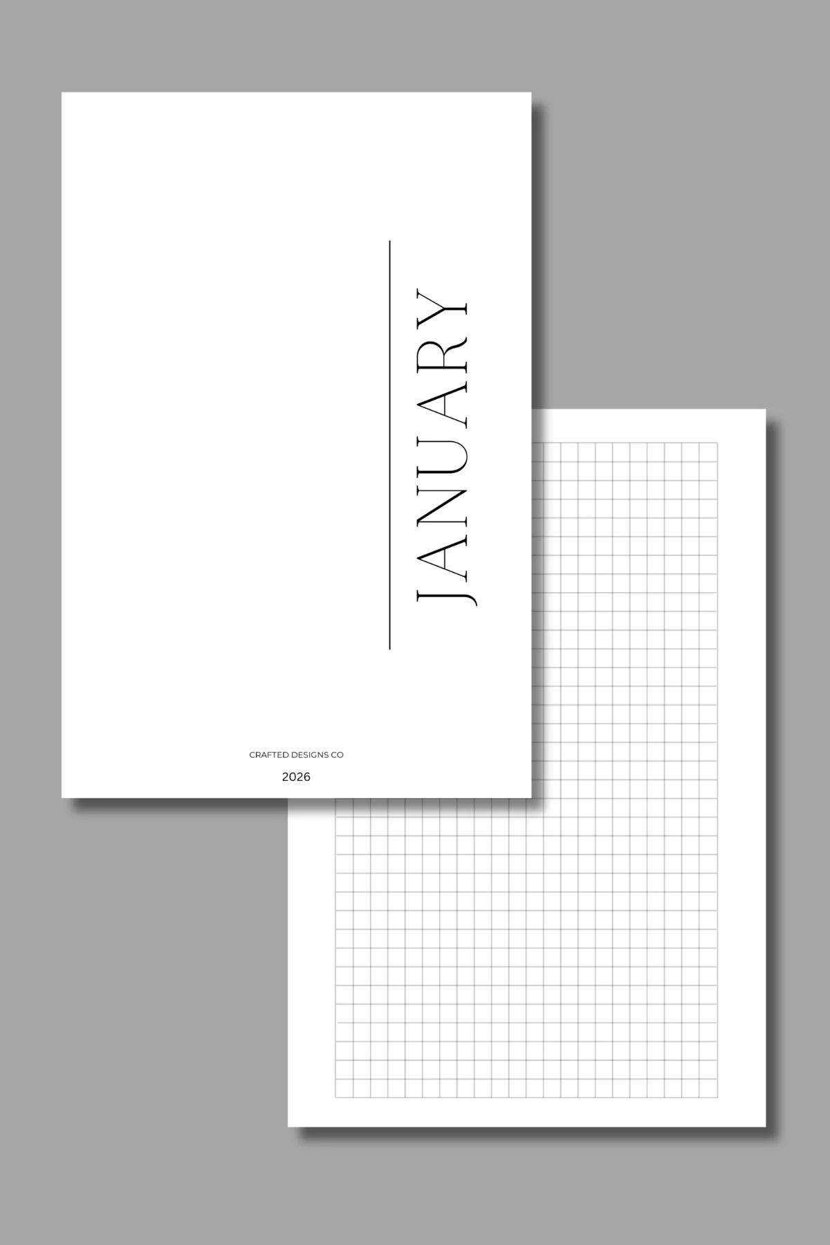 2026 Dated Monthly Planner Insert Monday Start - Image 3
