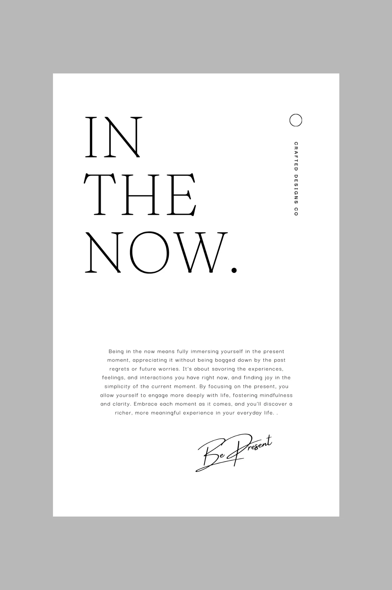 Bloom and Be Present Dashboard - Image 3